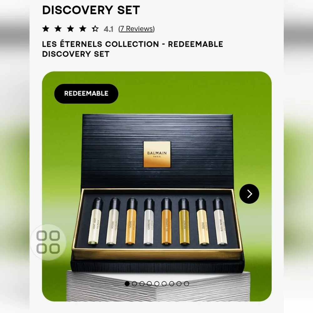 Balmain Discovery Set NIB - Picture 1 of 7